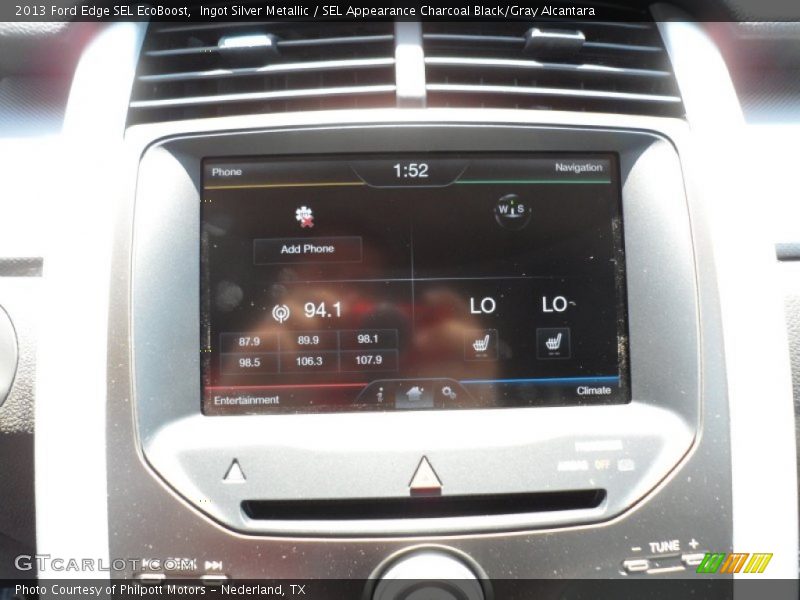 Controls of 2013 Edge SEL EcoBoost
