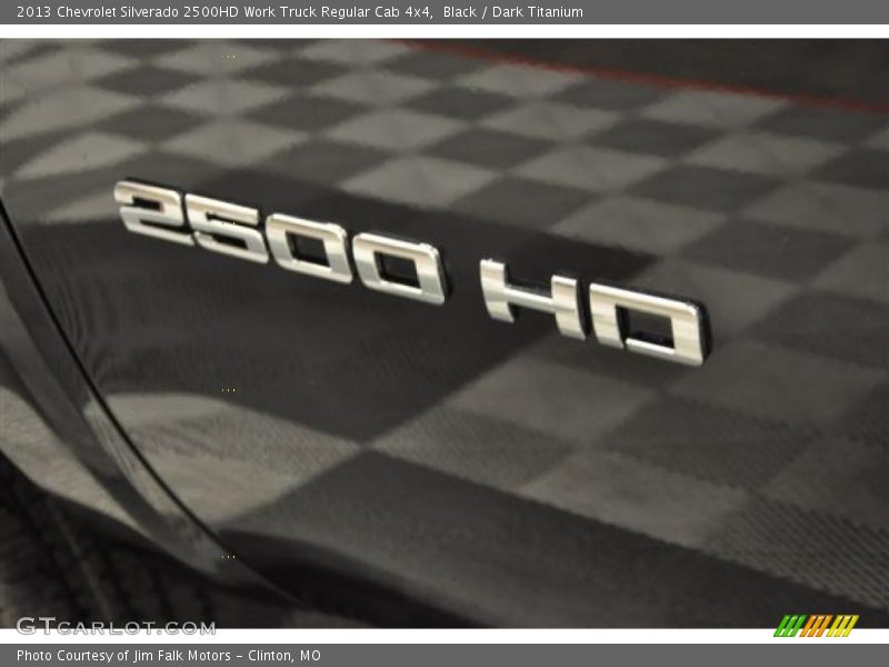 Black / Dark Titanium 2013 Chevrolet Silverado 2500HD Work Truck Regular Cab 4x4