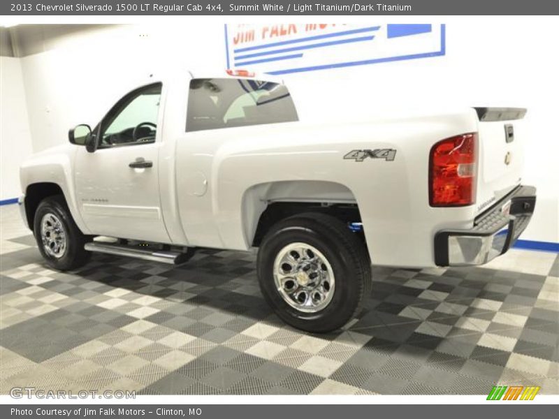 Summit White / Light Titanium/Dark Titanium 2013 Chevrolet Silverado 1500 LT Regular Cab 4x4