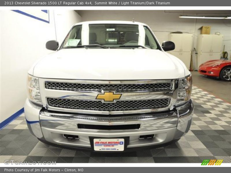 Summit White / Light Titanium/Dark Titanium 2013 Chevrolet Silverado 1500 LT Regular Cab 4x4