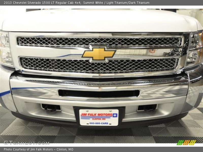 Summit White / Light Titanium/Dark Titanium 2013 Chevrolet Silverado 1500 LT Regular Cab 4x4