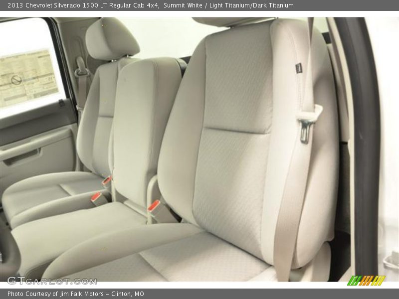 Summit White / Light Titanium/Dark Titanium 2013 Chevrolet Silverado 1500 LT Regular Cab 4x4