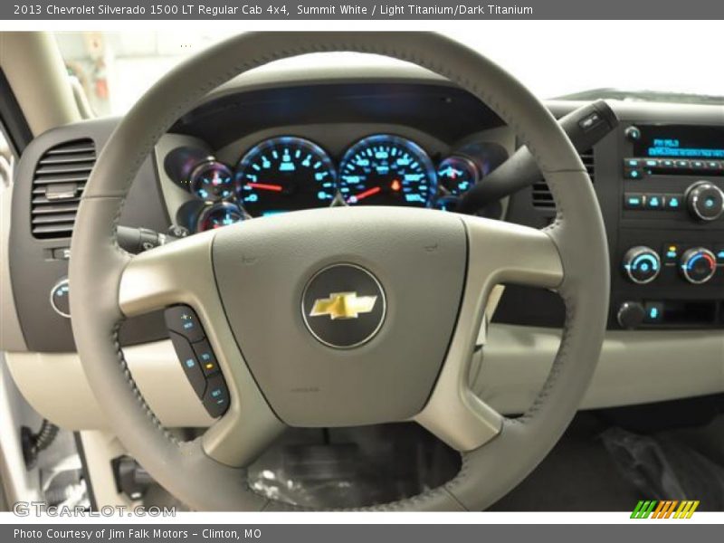 Summit White / Light Titanium/Dark Titanium 2013 Chevrolet Silverado 1500 LT Regular Cab 4x4