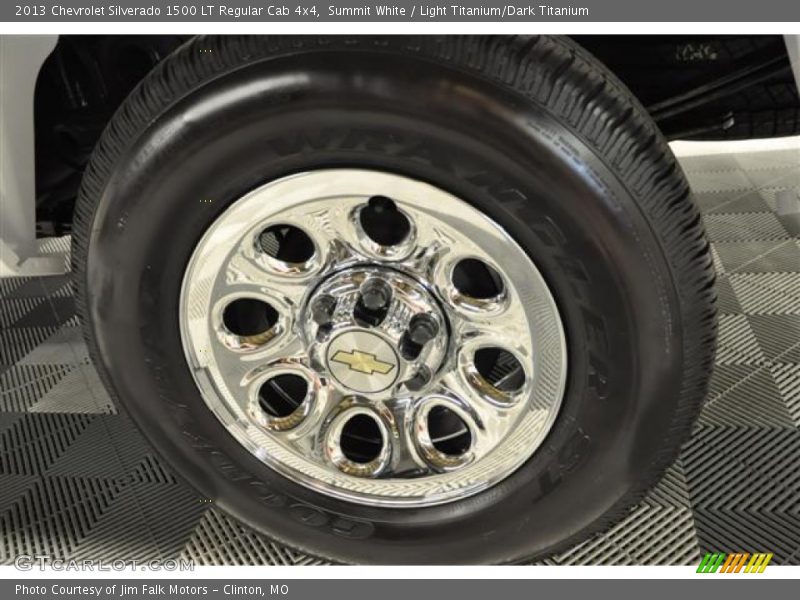 Summit White / Light Titanium/Dark Titanium 2013 Chevrolet Silverado 1500 LT Regular Cab 4x4