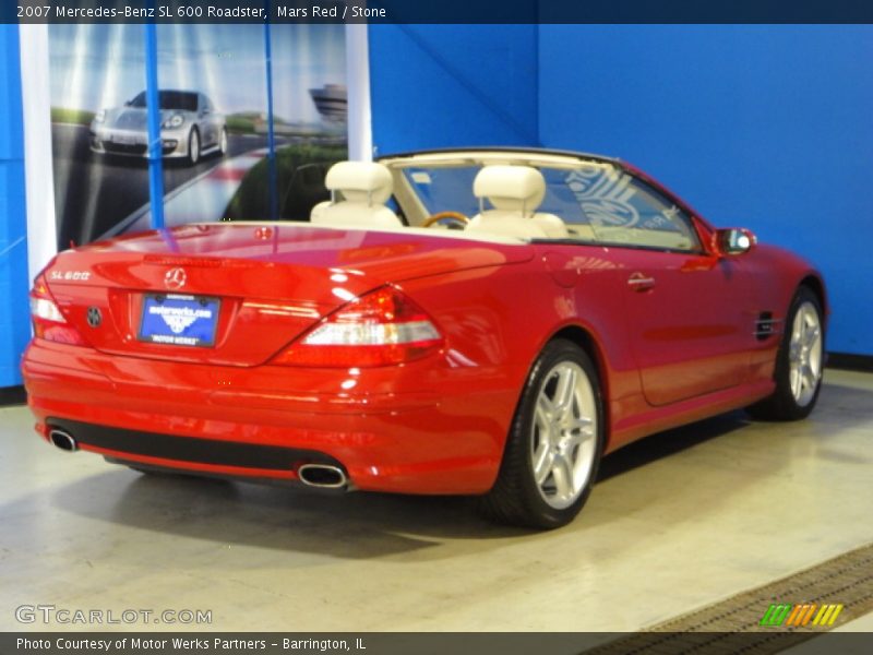 Mars Red / Stone 2007 Mercedes-Benz SL 600 Roadster