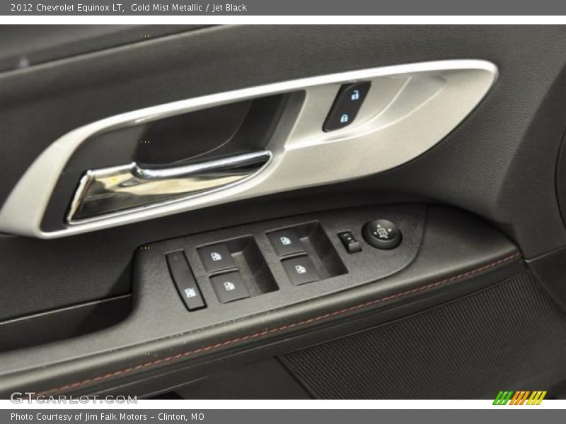 Gold Mist Metallic / Jet Black 2012 Chevrolet Equinox LT