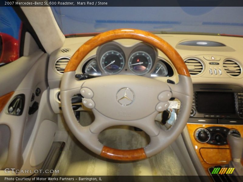  2007 SL 600 Roadster Steering Wheel