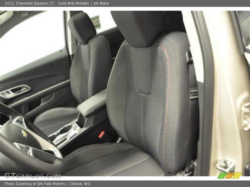 Gold Mist Metallic / Jet Black 2012 Chevrolet Equinox LT