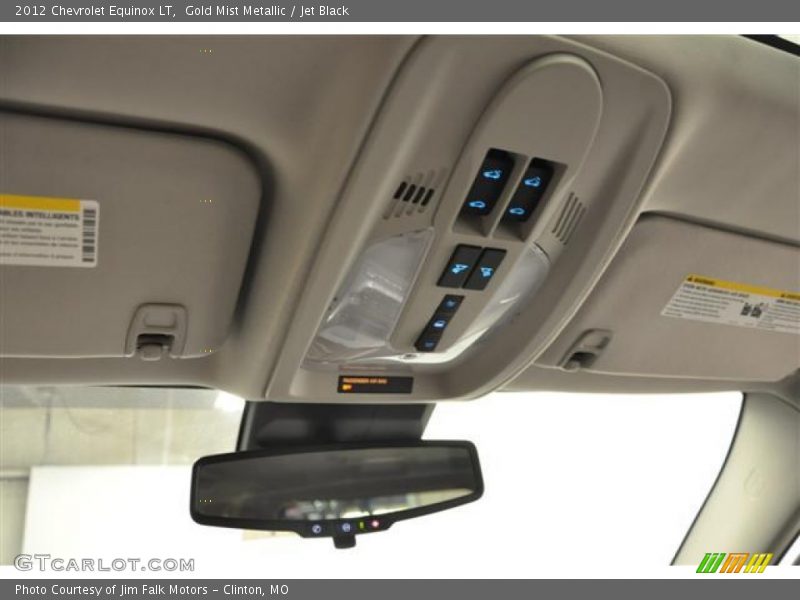 Gold Mist Metallic / Jet Black 2012 Chevrolet Equinox LT