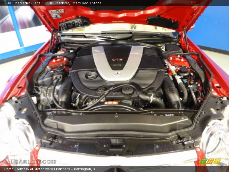  2007 SL 600 Roadster Engine - 5.5 Liter SOHC 36-Valve V12