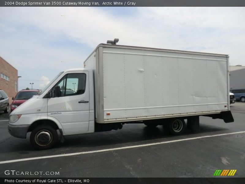 Arctic White / Gray 2004 Dodge Sprinter Van 3500 Cutaway Moving Van