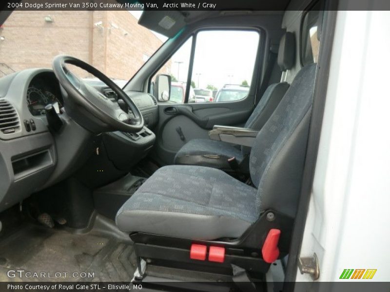 Arctic White / Gray 2004 Dodge Sprinter Van 3500 Cutaway Moving Van