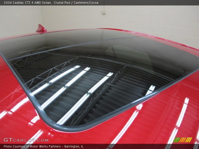 Crystal Red / Cashmere/Cocoa 2009 Cadillac CTS 4 AWD Sedan