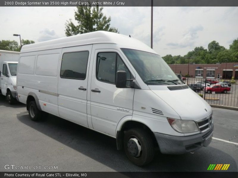 Front 3/4 View of 2003 Sprinter Van 3500 High Roof Cargo