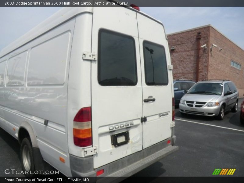 Arctic White / Gray 2003 Dodge Sprinter Van 3500 High Roof Cargo