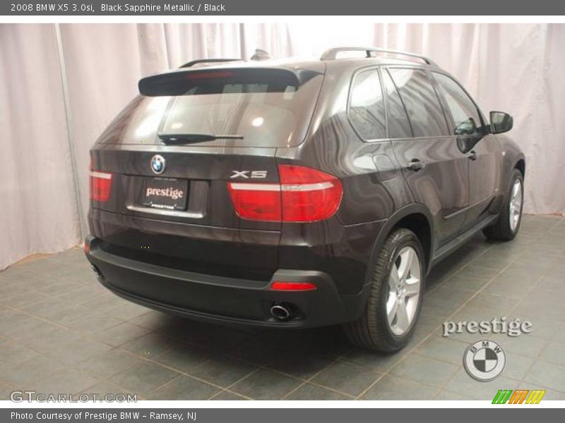 Black Sapphire Metallic / Black 2008 BMW X5 3.0si