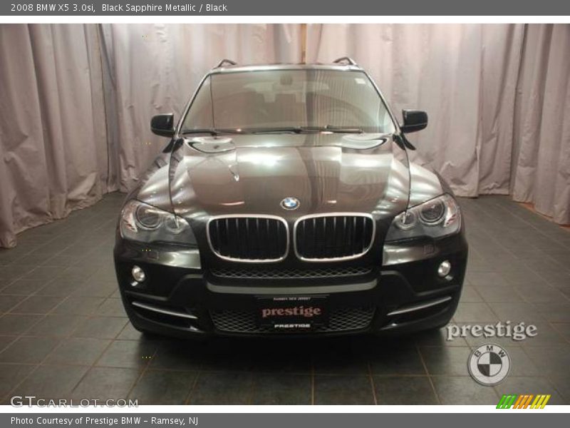 Black Sapphire Metallic / Black 2008 BMW X5 3.0si