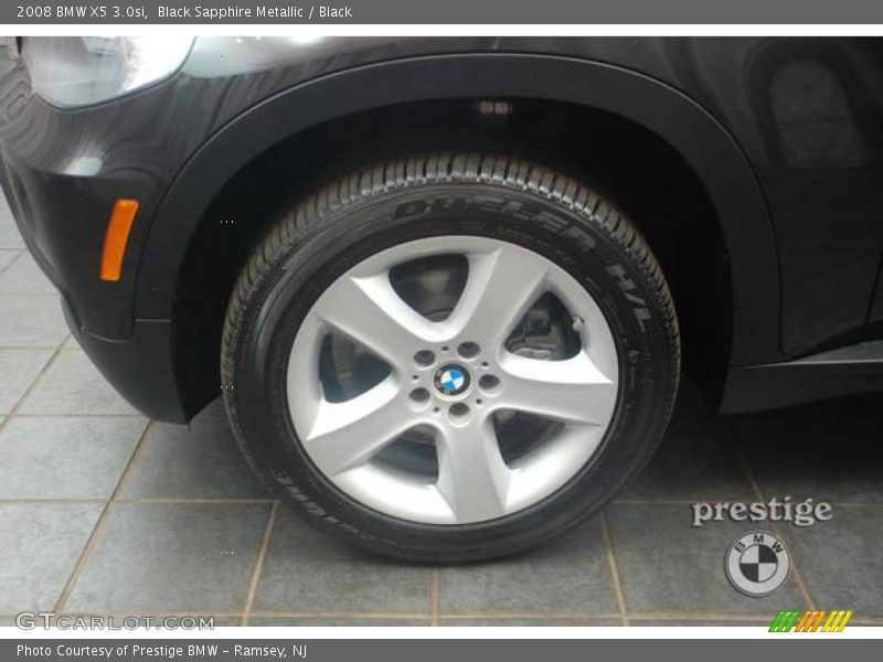 Black Sapphire Metallic / Black 2008 BMW X5 3.0si