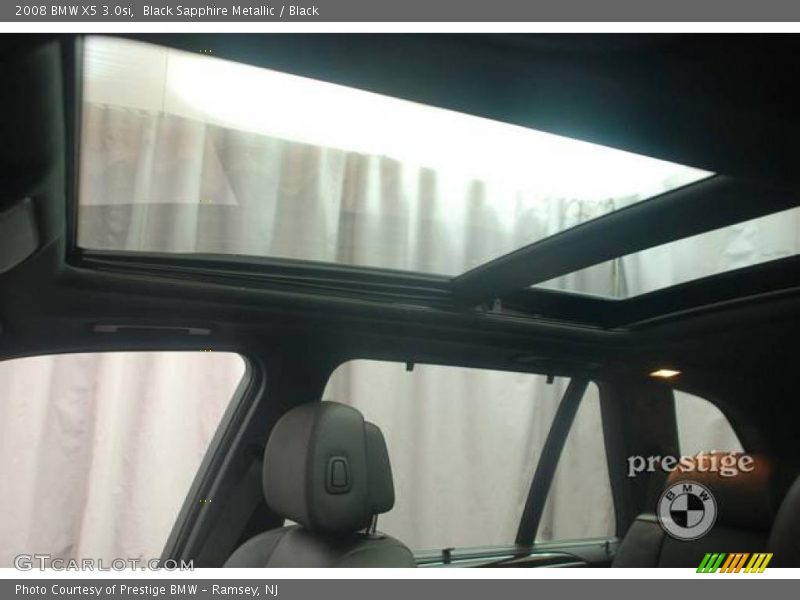 Black Sapphire Metallic / Black 2008 BMW X5 3.0si