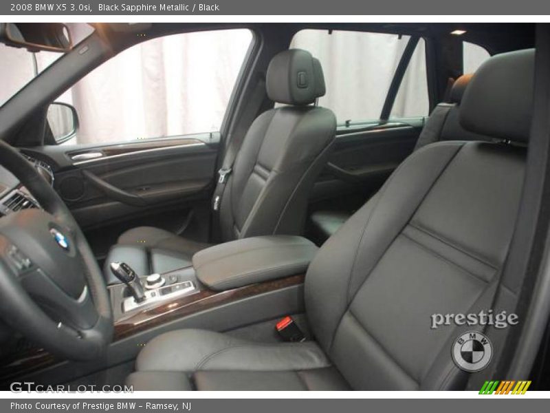 Black Sapphire Metallic / Black 2008 BMW X5 3.0si