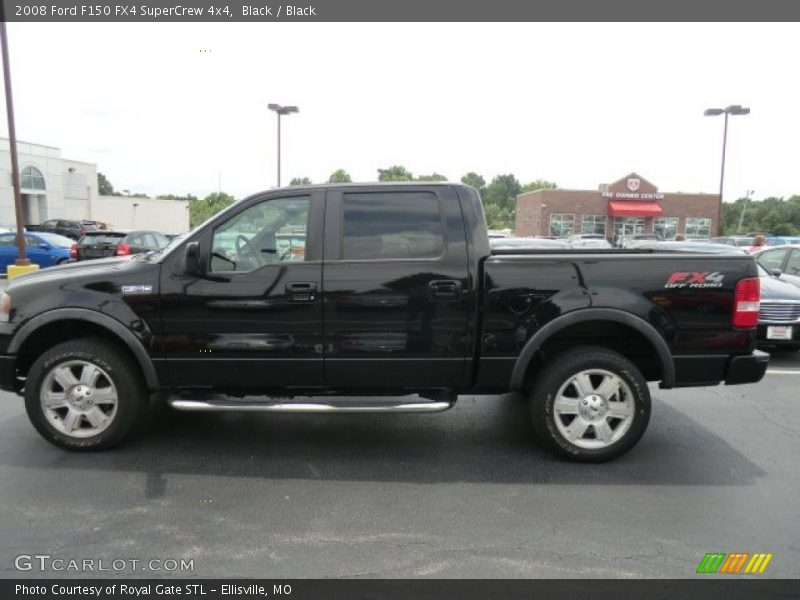 Black / Black 2008 Ford F150 FX4 SuperCrew 4x4
