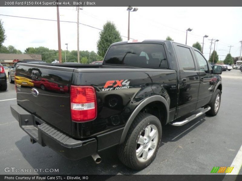 Black / Black 2008 Ford F150 FX4 SuperCrew 4x4