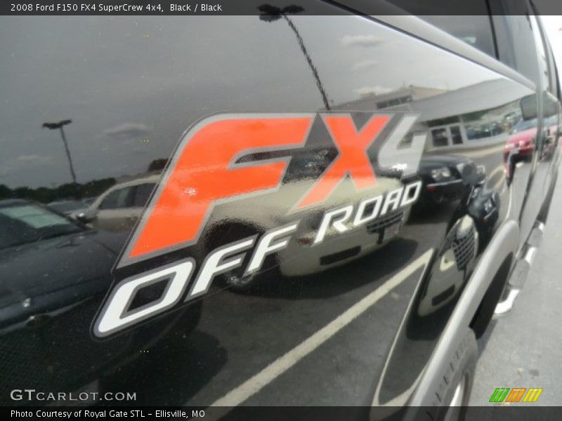 Black / Black 2008 Ford F150 FX4 SuperCrew 4x4