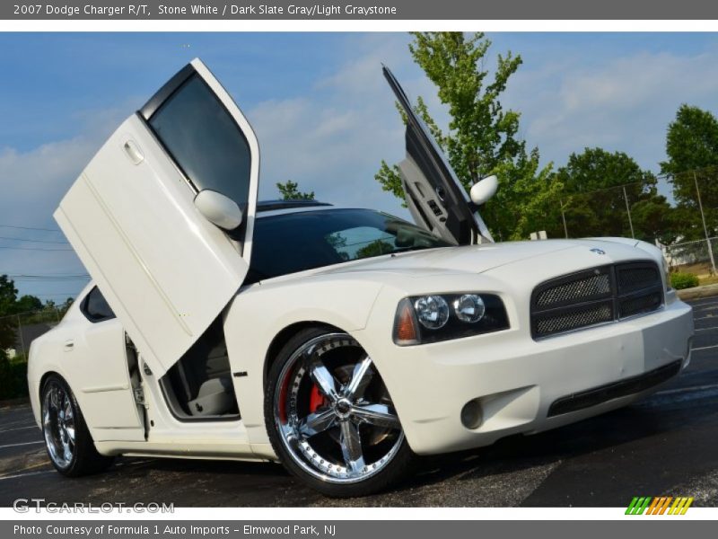 Stone White / Dark Slate Gray/Light Graystone 2007 Dodge Charger R/T