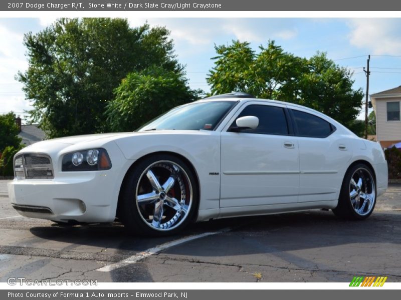Stone White / Dark Slate Gray/Light Graystone 2007 Dodge Charger R/T