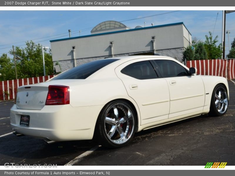Stone White / Dark Slate Gray/Light Graystone 2007 Dodge Charger R/T