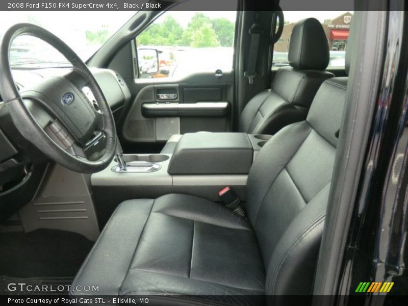 Black / Black 2008 Ford F150 FX4 SuperCrew 4x4