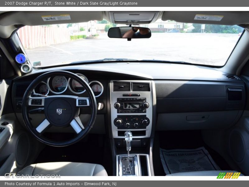 Stone White / Dark Slate Gray/Light Graystone 2007 Dodge Charger R/T