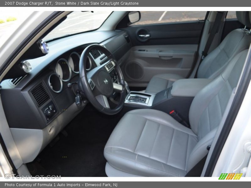 Stone White / Dark Slate Gray/Light Graystone 2007 Dodge Charger R/T