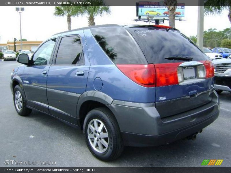 Opal Blue / Dark Gray 2002 Buick Rendezvous CX