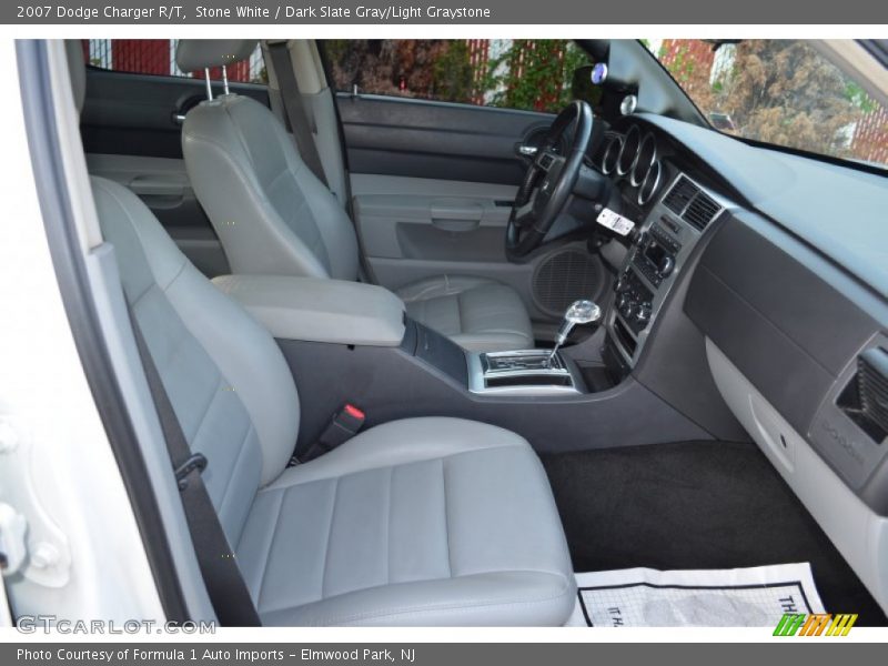 Stone White / Dark Slate Gray/Light Graystone 2007 Dodge Charger R/T
