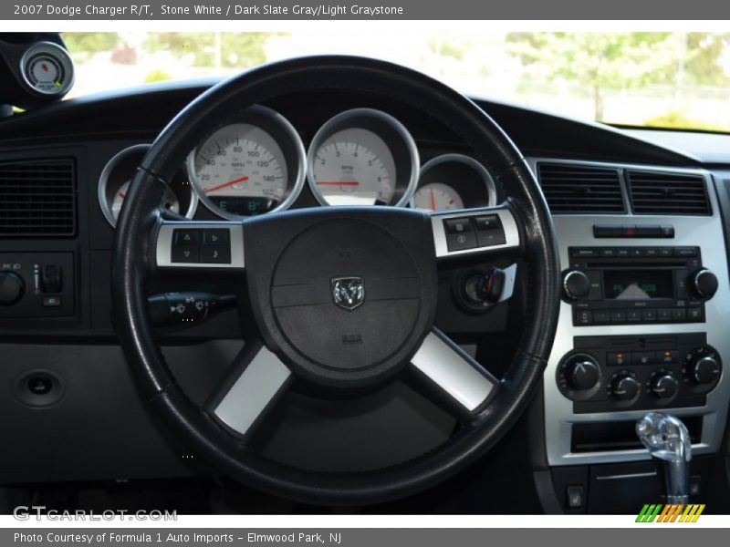 Stone White / Dark Slate Gray/Light Graystone 2007 Dodge Charger R/T