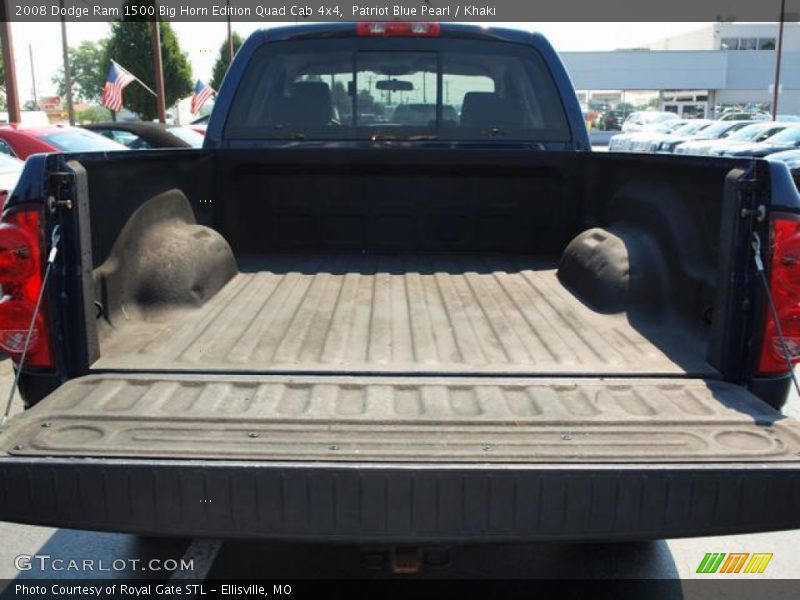 Patriot Blue Pearl / Khaki 2008 Dodge Ram 1500 Big Horn Edition Quad Cab 4x4