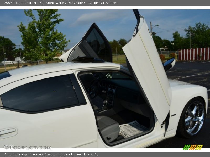 Stone White / Dark Slate Gray/Light Graystone 2007 Dodge Charger R/T