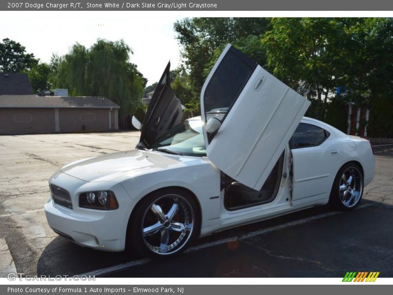 Stone White / Dark Slate Gray/Light Graystone 2007 Dodge Charger R/T