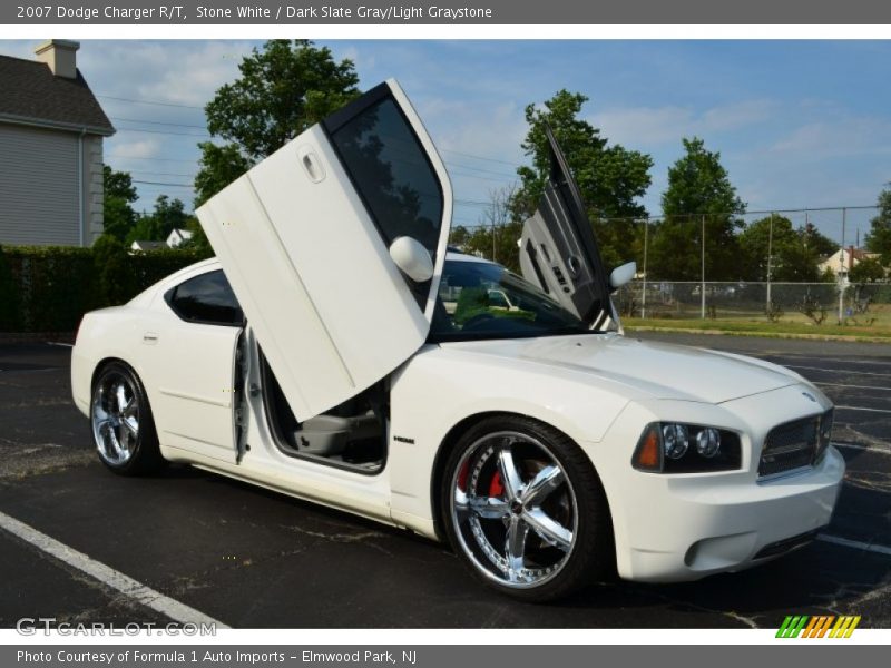 Stone White / Dark Slate Gray/Light Graystone 2007 Dodge Charger R/T