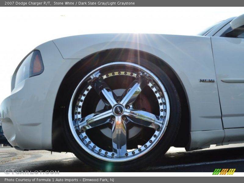 Stone White / Dark Slate Gray/Light Graystone 2007 Dodge Charger R/T