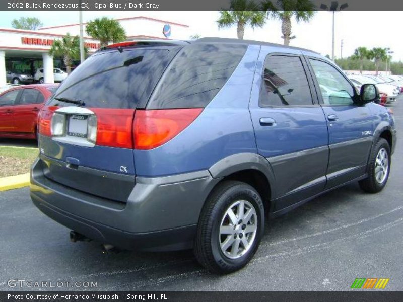 Opal Blue / Dark Gray 2002 Buick Rendezvous CX