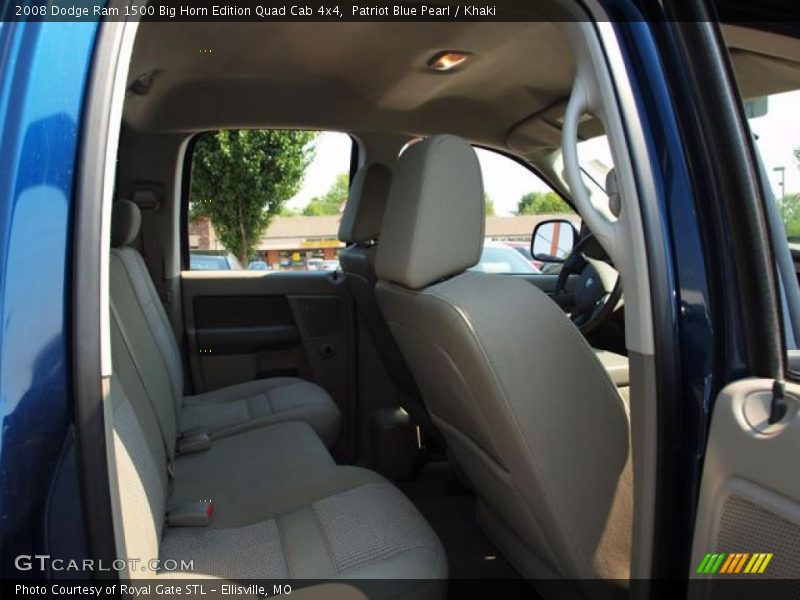 Patriot Blue Pearl / Khaki 2008 Dodge Ram 1500 Big Horn Edition Quad Cab 4x4