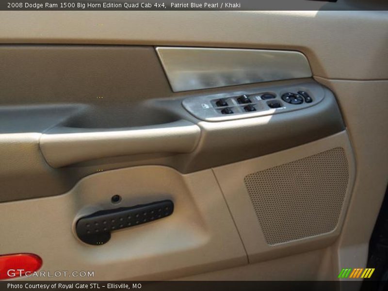 Patriot Blue Pearl / Khaki 2008 Dodge Ram 1500 Big Horn Edition Quad Cab 4x4
