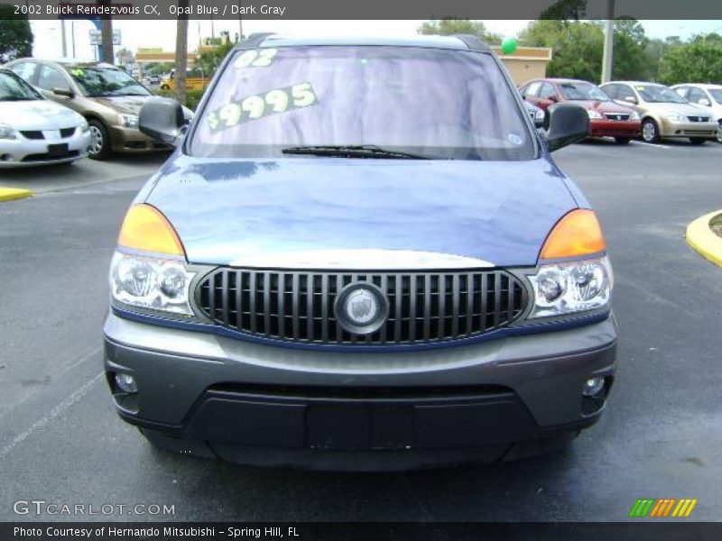 Opal Blue / Dark Gray 2002 Buick Rendezvous CX