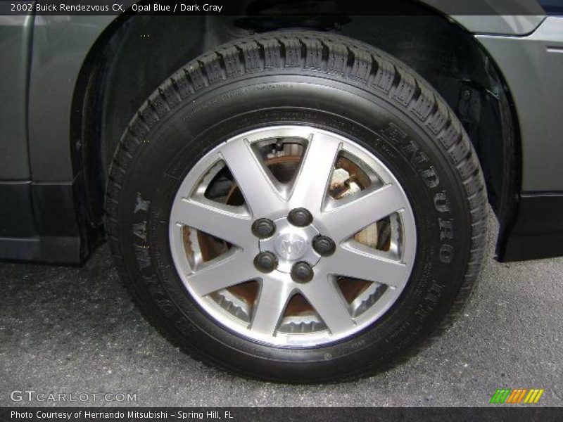 Opal Blue / Dark Gray 2002 Buick Rendezvous CX