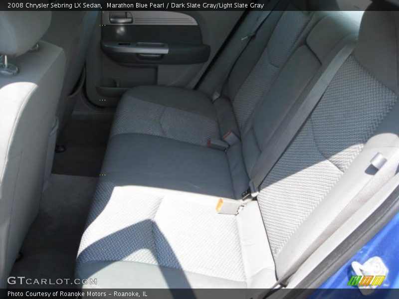 Marathon Blue Pearl / Dark Slate Gray/Light Slate Gray 2008 Chrysler Sebring LX Sedan