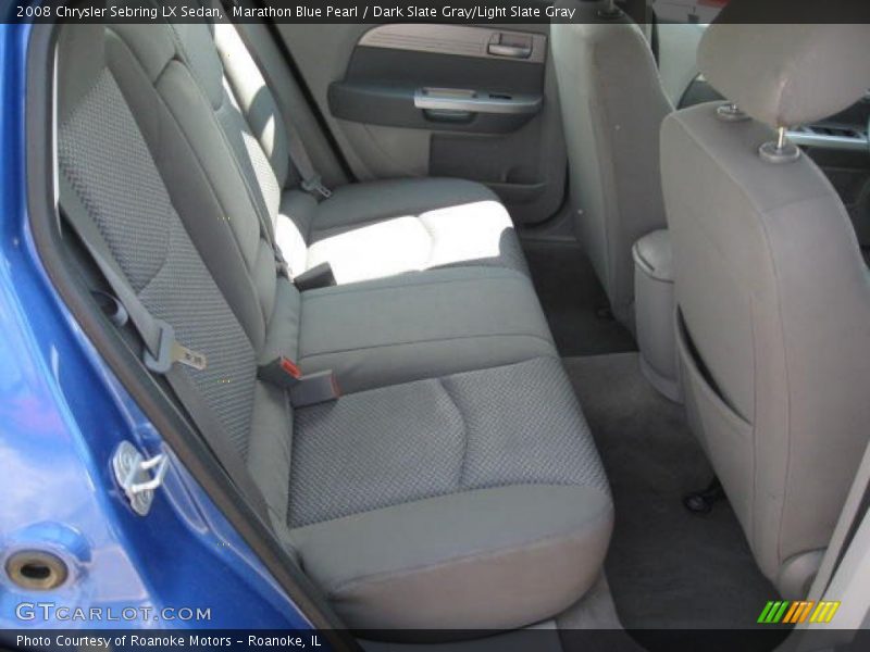 Marathon Blue Pearl / Dark Slate Gray/Light Slate Gray 2008 Chrysler Sebring LX Sedan