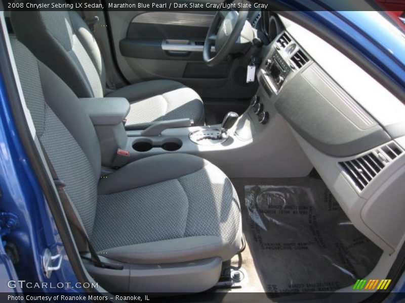 Marathon Blue Pearl / Dark Slate Gray/Light Slate Gray 2008 Chrysler Sebring LX Sedan
