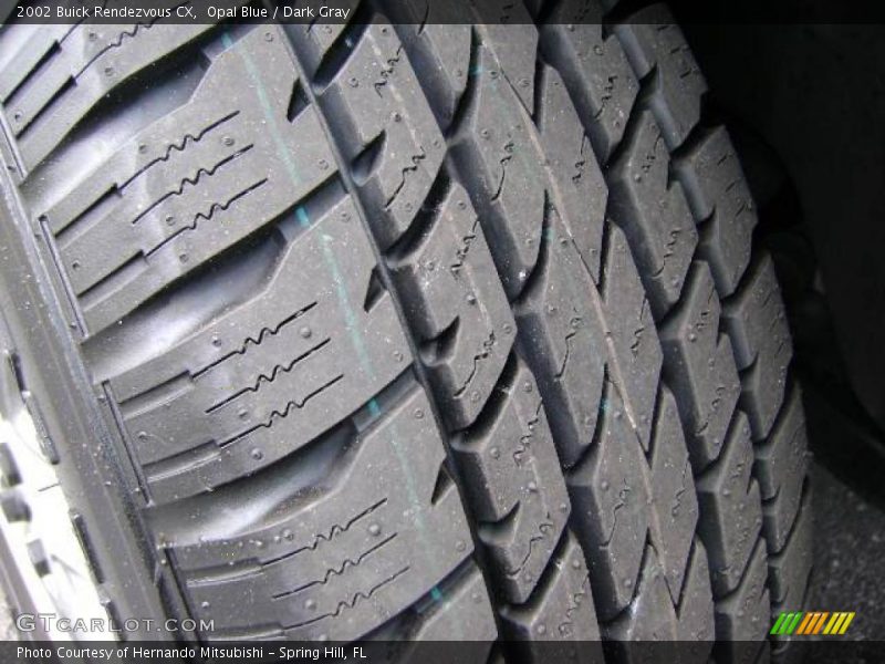 Opal Blue / Dark Gray 2002 Buick Rendezvous CX